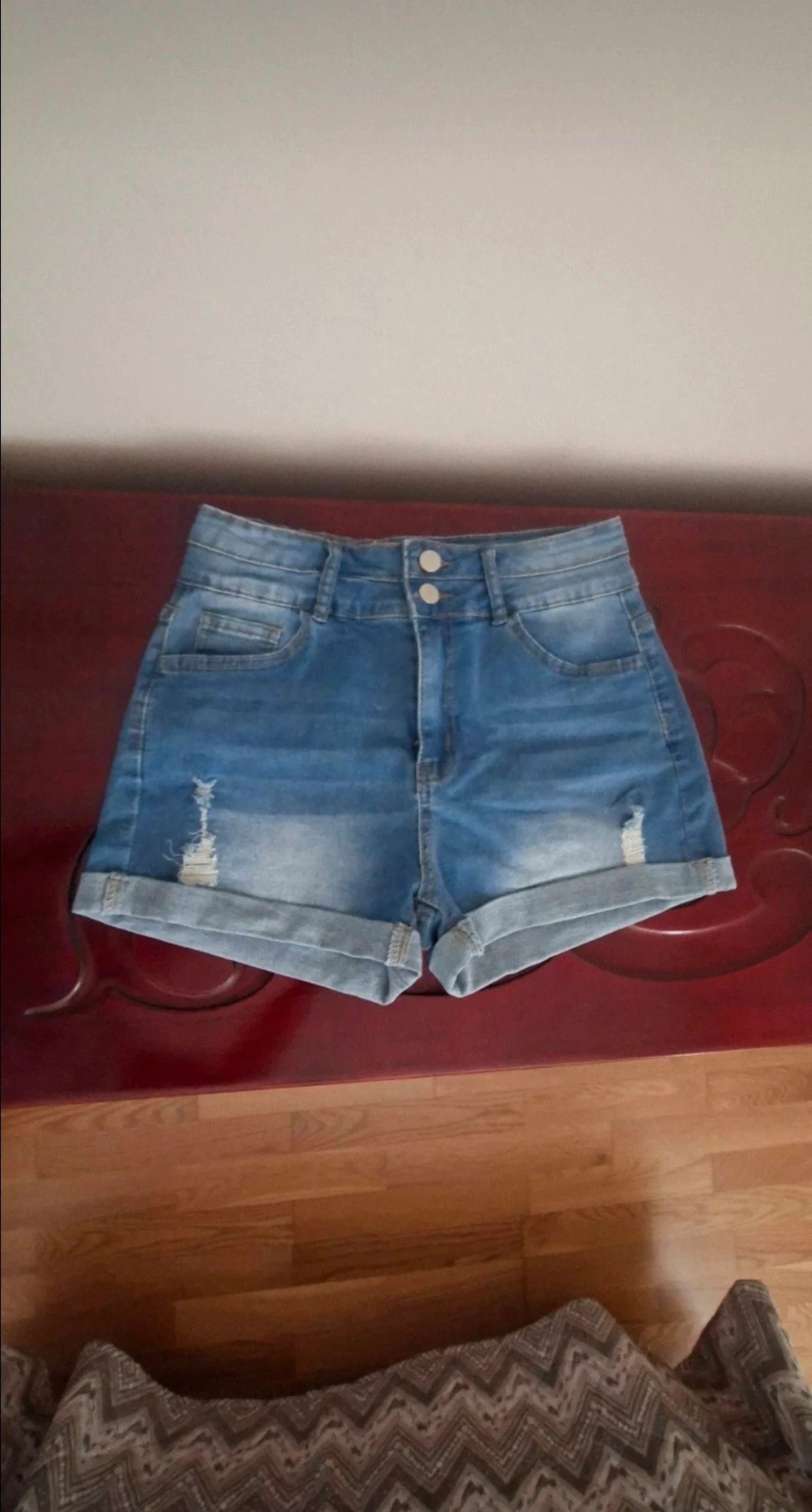 Damesjeanshort, maat M – photo 2